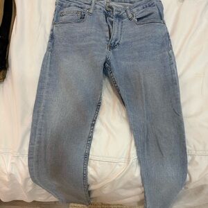 Zara Skinny Fit Blue Denim Jeans Pants Athletic Skinny Stretch